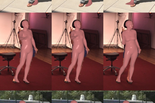 When enough annotated training data is available, supervised deep-learning algorithms excel at estimating human body pose and